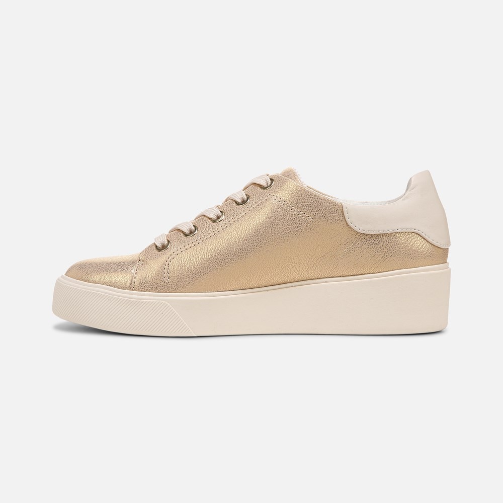 Naturalizer Morrison 2.0 Lace Up Sneaker - Gold Leather Naturalizer Morrison 2.0 Lace Up Sneaker - Gold Leather