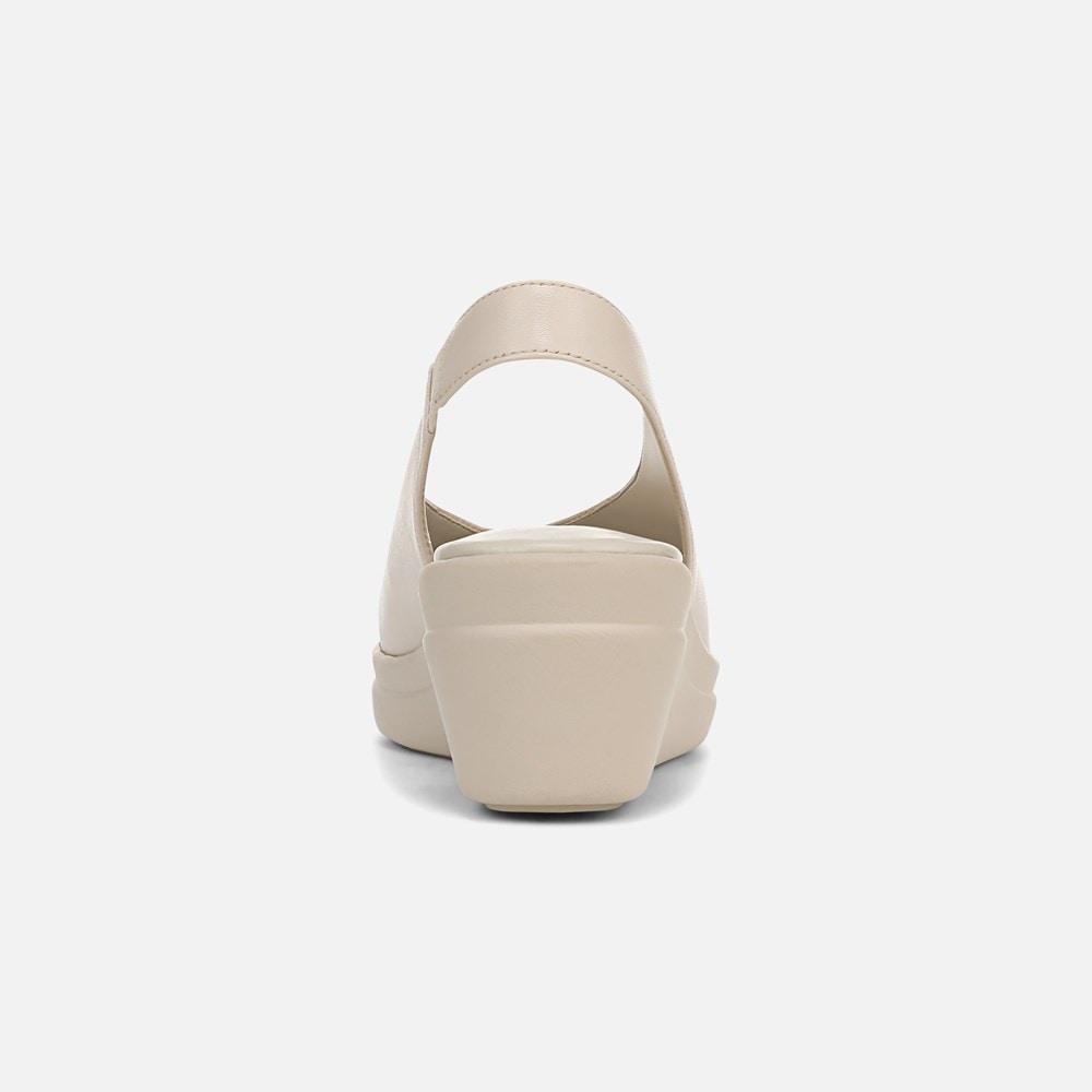 Naturalizer Sutton Slingback Wedge - Porcelain Leather Naturalizer Sutton Slingback Wedge - Porcelain Leather