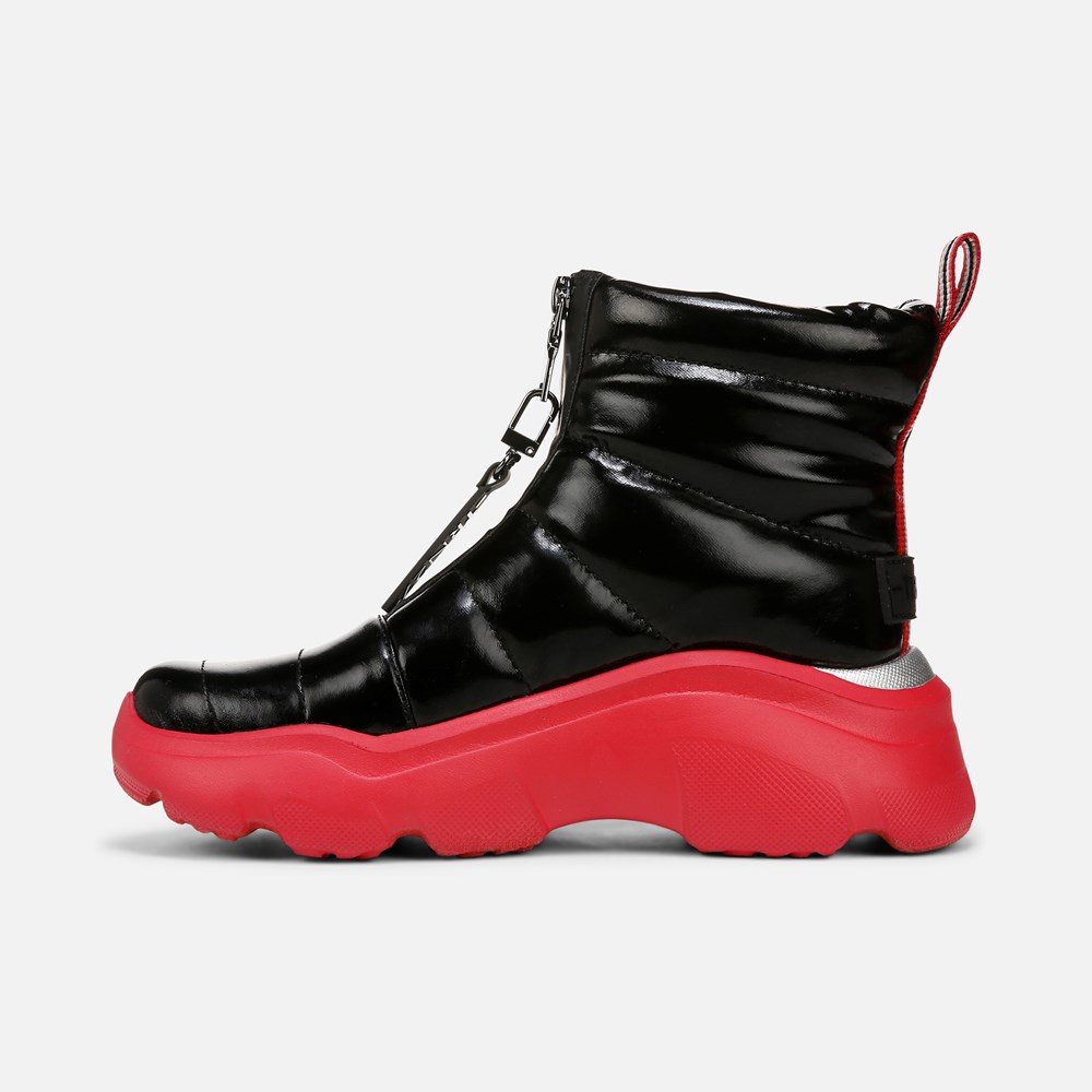 Naturalizer Think Royln Shadow-Dancer Water Repellent Bootie - Black Patent Shine Nylon Naturalizer Think Royln Shadow-Dancer Water Repellent Bootie - Black Patent Shine Nylon