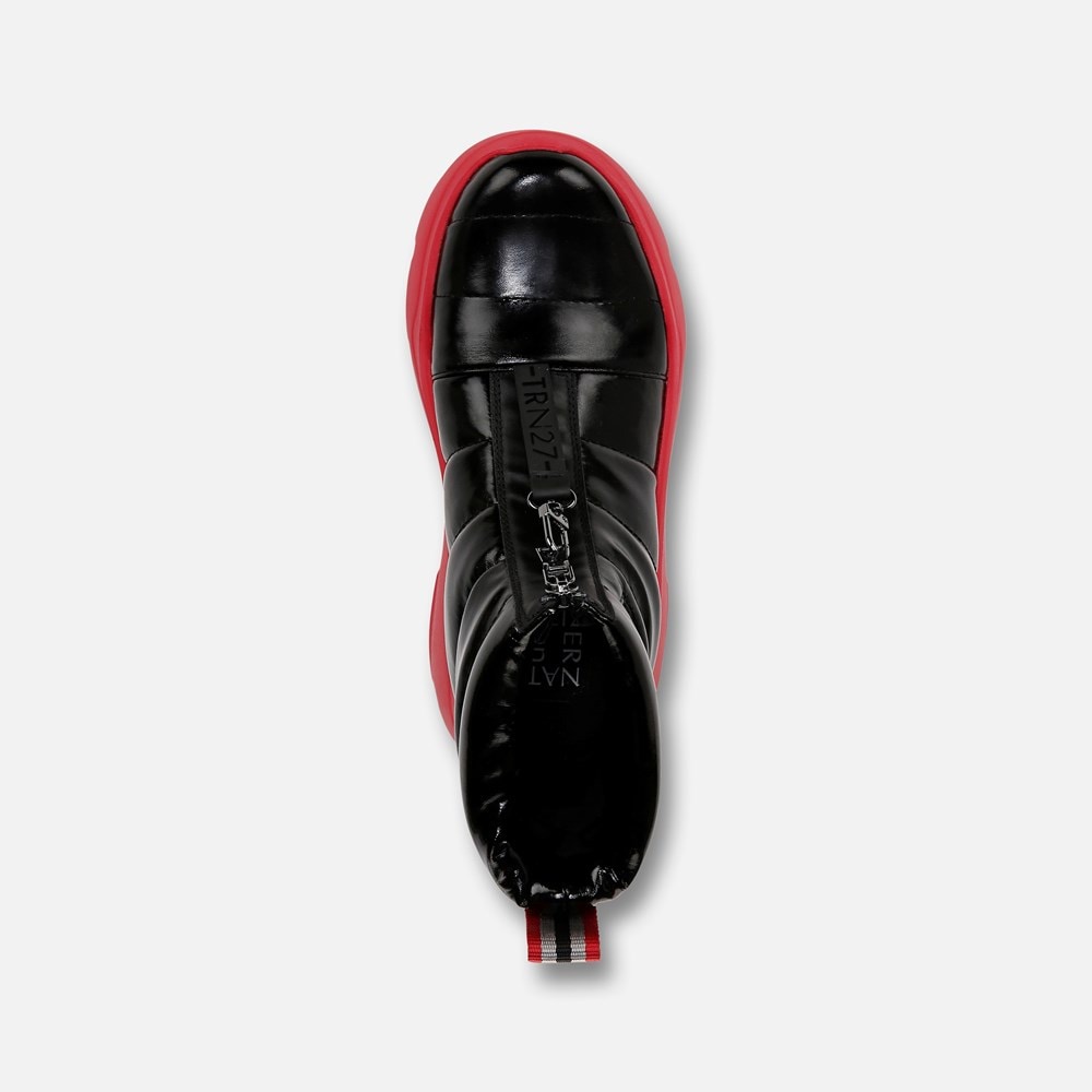 Naturalizer Think Royln Shadow-Dancer Water Repellent Bootie - Black Patent Shine Nylon Naturalizer Think Royln Shadow-Dancer Water Repellent Bootie - Black Patent Shine Nylon