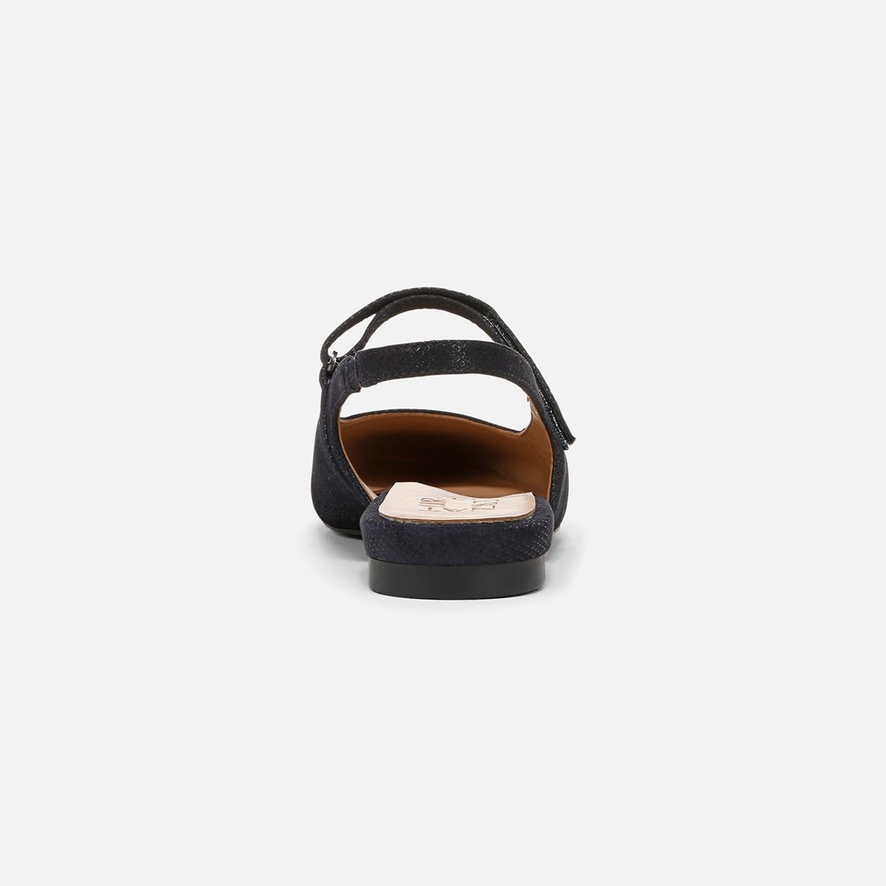 Naturalizer Connie Mary Jane Slingback Flat - Navy Leather Naturalizer Connie Mary Jane Slingback Flat - Navy Leather