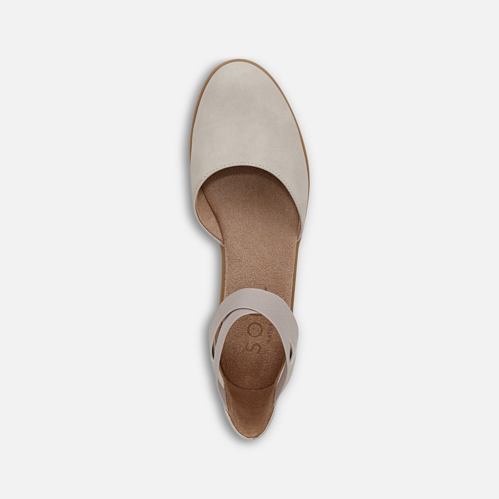 Naturalizer SOUL Intro Flat - Porcelain Faux Leather Naturalizer SOUL Intro Flat - Porcelain Faux Leather