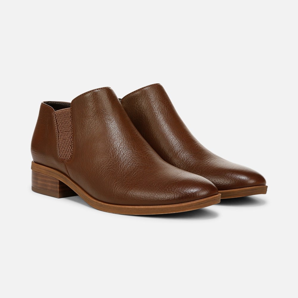 Naturalizer SOUL Respect Ankle Bootie - Cinnamon Faux Leather Naturalizer SOUL Respect Ankle Bootie - Cinnamon Faux Leather