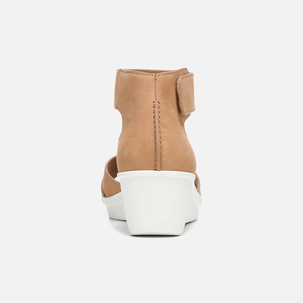 Naturalizer Riviera Wedge Sandal - Cookie Dough Suede Naturalizer Riviera Wedge Sandal - Cookie Dough Suede