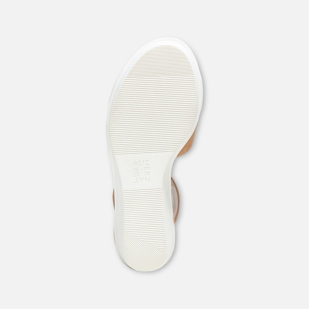 Naturalizer Riviera Wedge Sandal - Cookie Dough Suede Naturalizer Riviera Wedge Sandal - Cookie Dough Suede