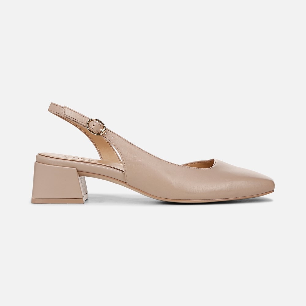 Naturalizer Jayla Slingback Pump - Warm Fawn Tan Leather