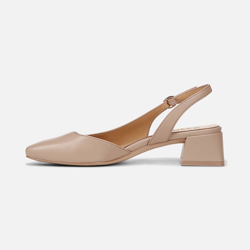 Naturalizer Jayla Slingback Pump - Warm Fawn Tan Leather