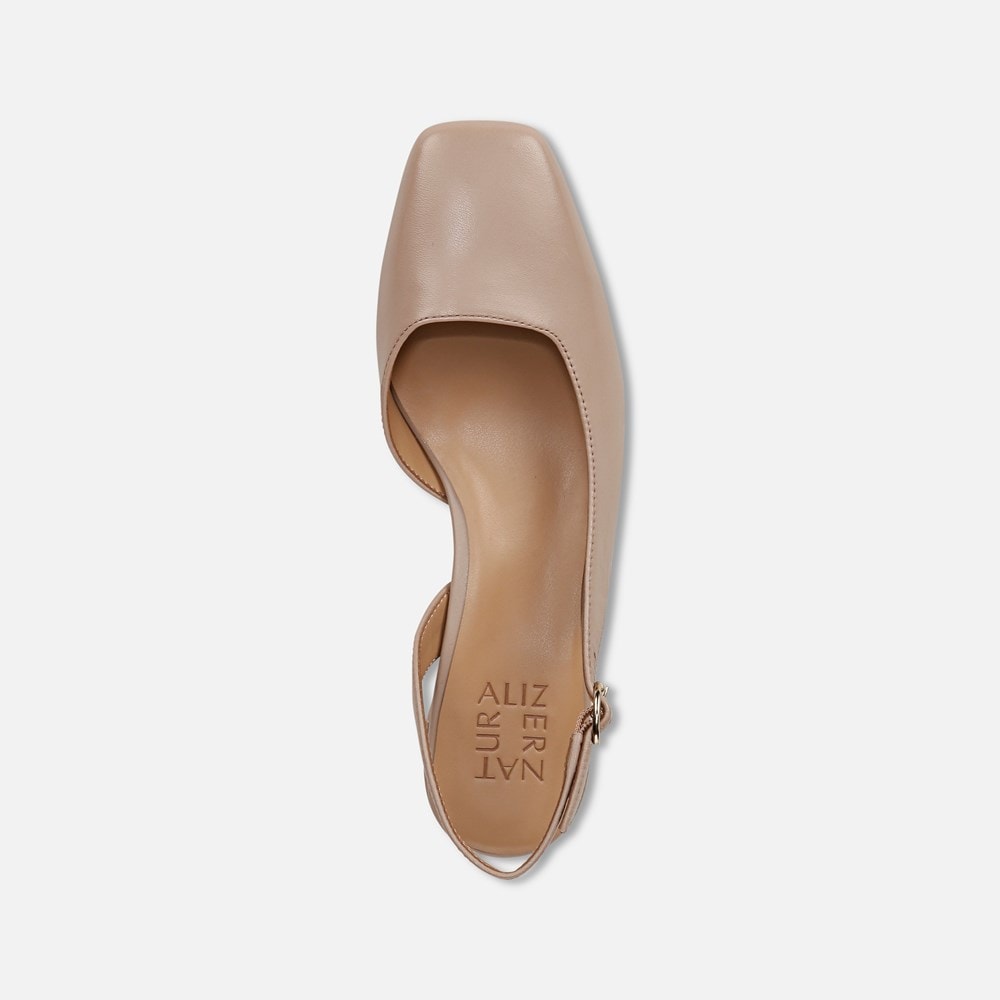 Naturalizer Jayla Slingback Pump - Warm Fawn Tan Leather