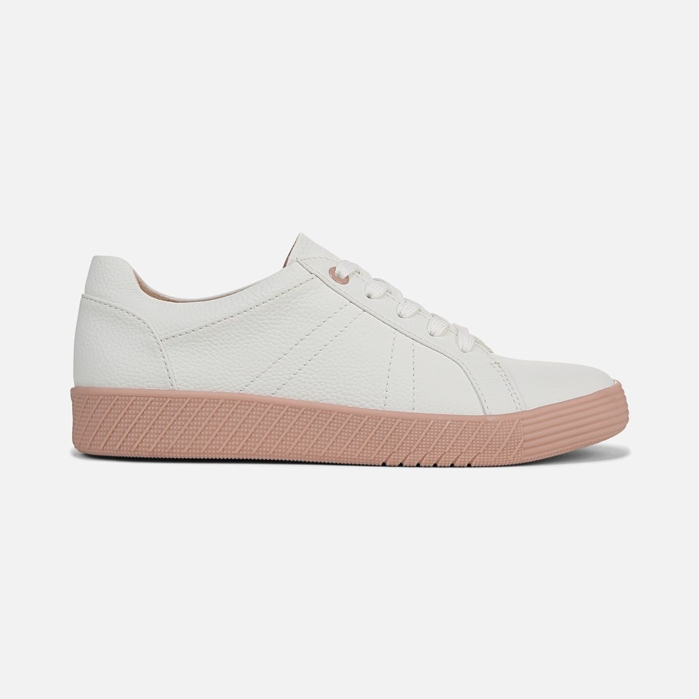 Naturalizer SOUL Neela Sneaker - White / Blush Faux Leather Naturalizer SOUL Neela Sneaker - White / Blush Faux Leather