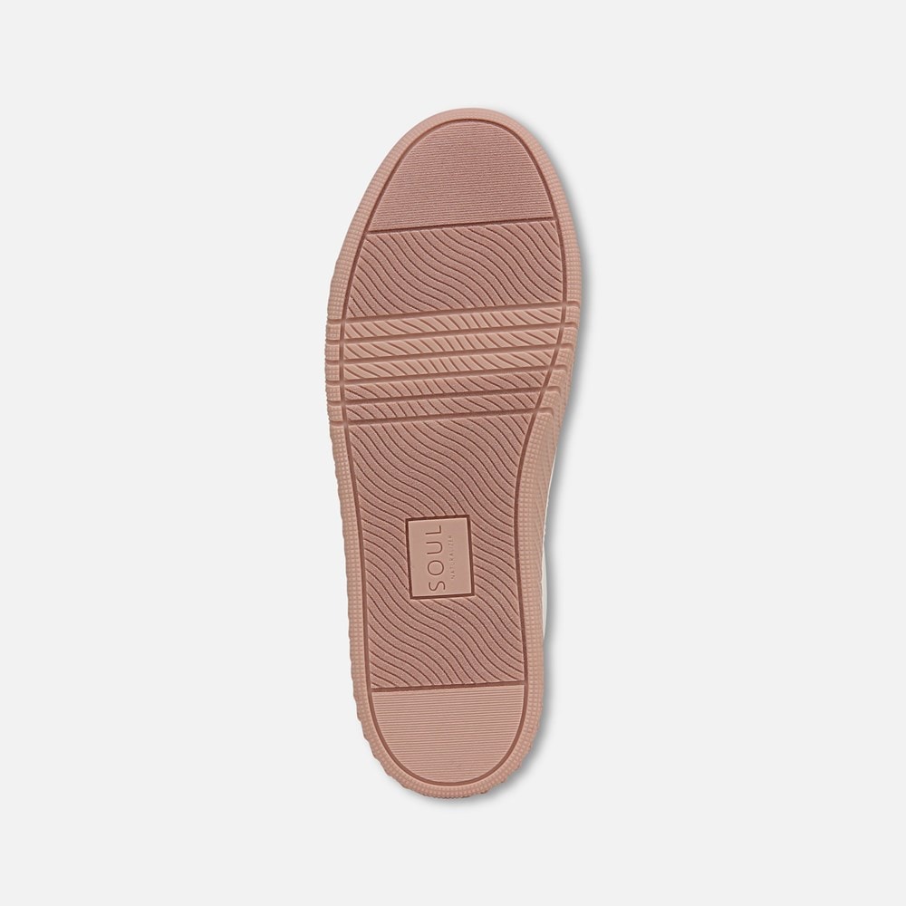 Naturalizer SOUL Neela Sneaker - White / Blush Faux Leather Naturalizer SOUL Neela Sneaker - White / Blush Faux Leather