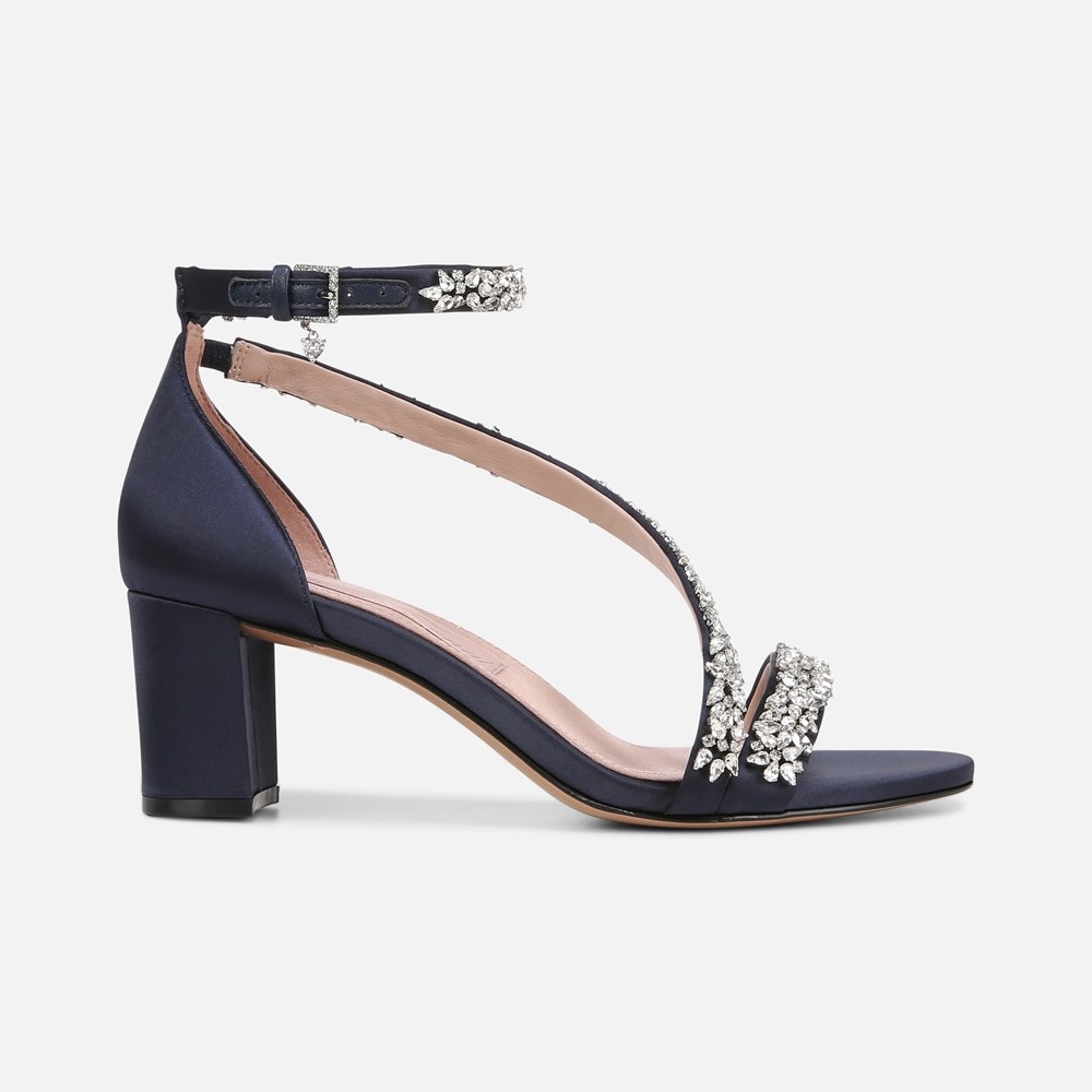 Naturalizer Ahava Dress Sandal - Midnight Blue Fabric Naturalizer Ahava Dress Sandal - Midnight Blue Fabric