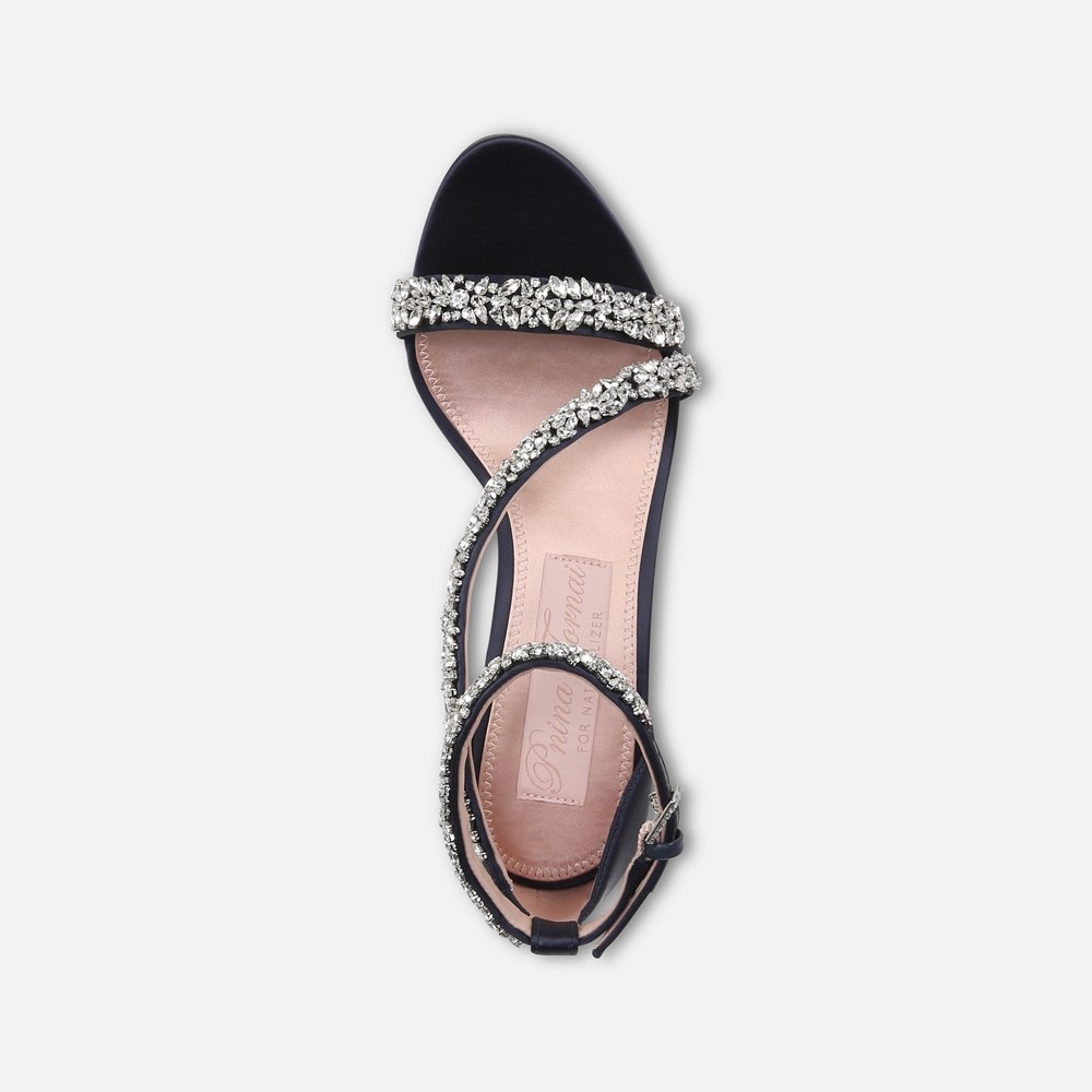 Naturalizer Ahava Dress Sandal - Midnight Blue Fabric Naturalizer Ahava Dress Sandal - Midnight Blue Fabric