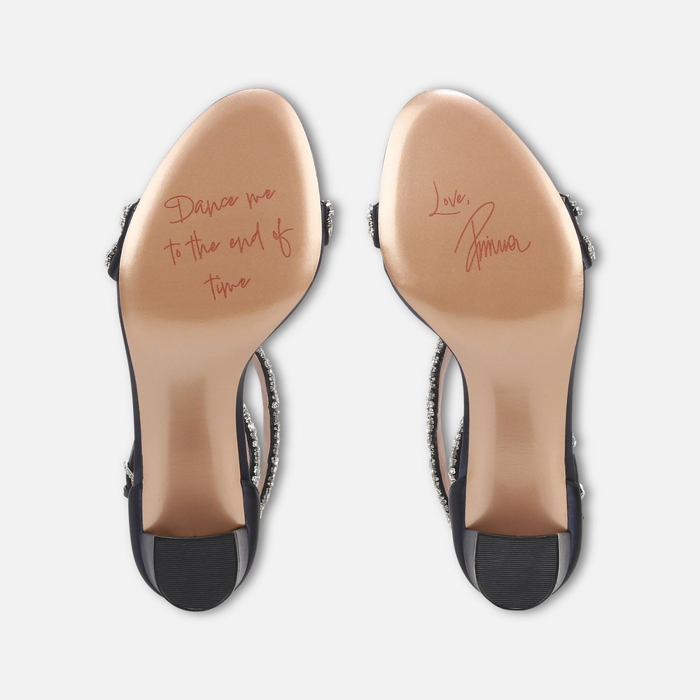 Naturalizer Ahava Dress Sandal - Midnight Blue Fabric Naturalizer Ahava Dress Sandal - Midnight Blue Fabric