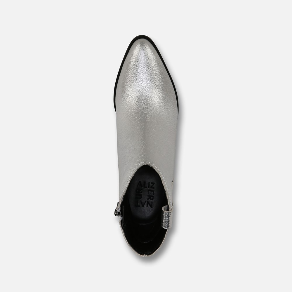 Naturalizer Fairmont Bootie - Silver Leather Naturalizer Fairmont Bootie - Silver Leather