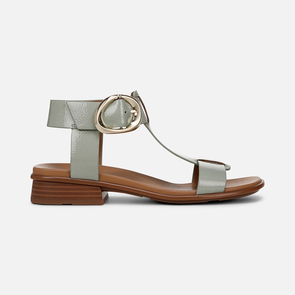 Naturalizer Brandy Sandal - Pistachio Green Faux Leather Naturalizer Brandy Sandal - Pistachio Green Faux Leather