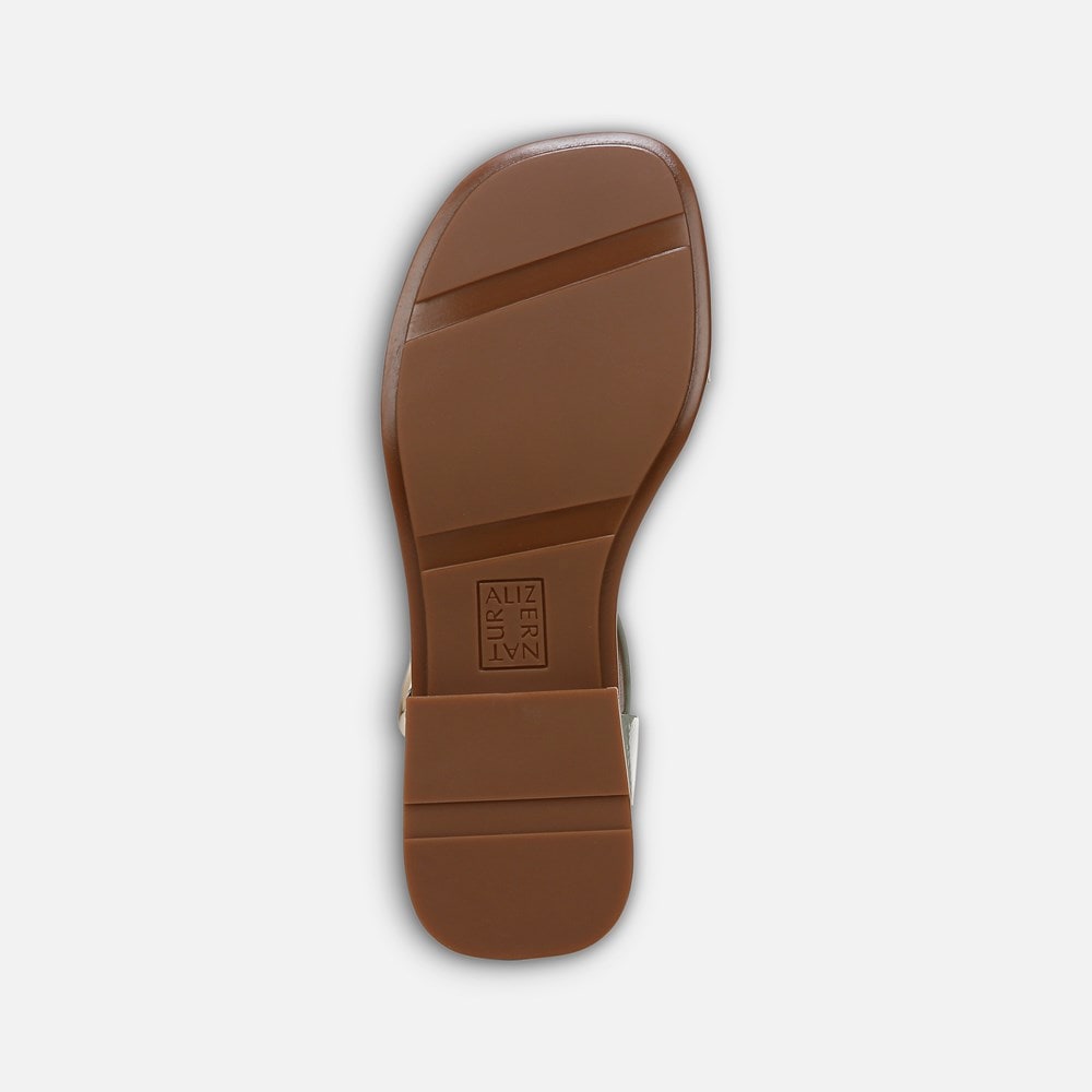 Naturalizer Brandy Sandal - Pistachio Green Faux Leather Naturalizer Brandy Sandal - Pistachio Green Faux Leather