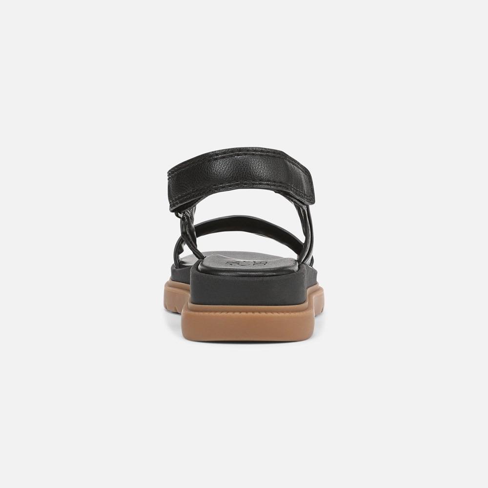 Naturalizer Attract Sandal - Black Faux Leather Naturalizer Attract Sandal - Black Faux Leather