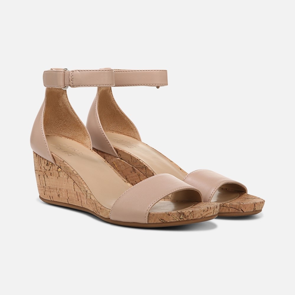 Naturalizer Areda Wedge Sandal - Vintage Mauve Synthetic