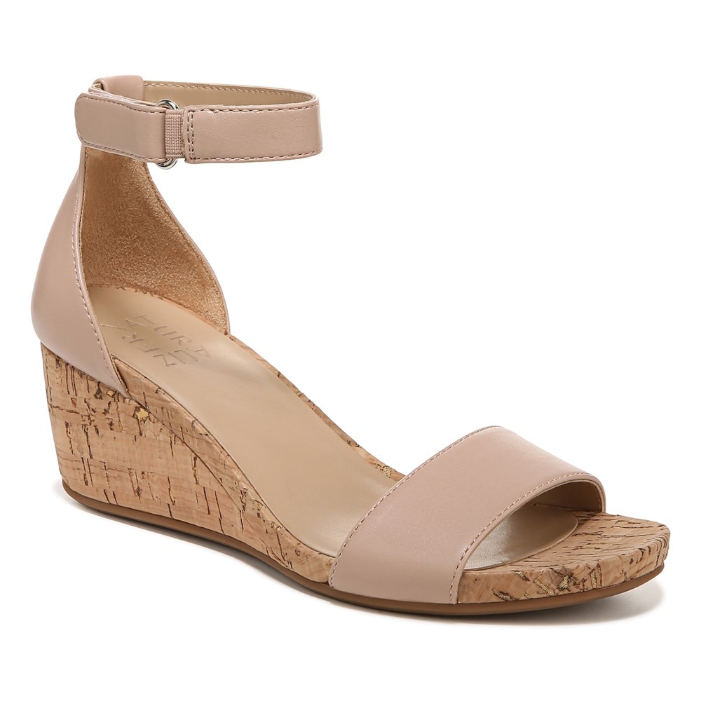 Naturalizer Areda Wedge Sandal - Vintage Mauve Synthetic Naturalizer Areda Wedge Sandal - Vintage Mauve Synthetic
