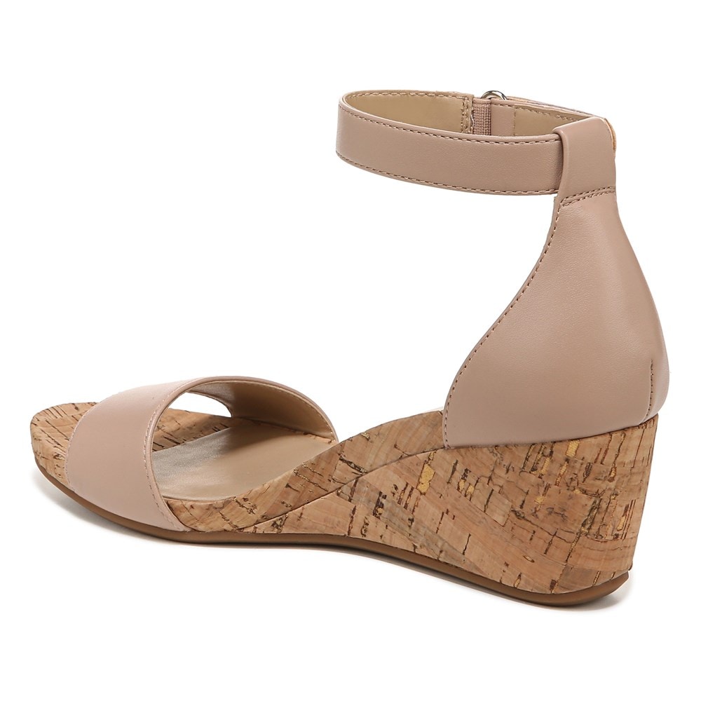 Naturalizer Areda Wedge Sandal - Vintage Mauve Synthetic Naturalizer Areda Wedge Sandal - Vintage Mauve Synthetic