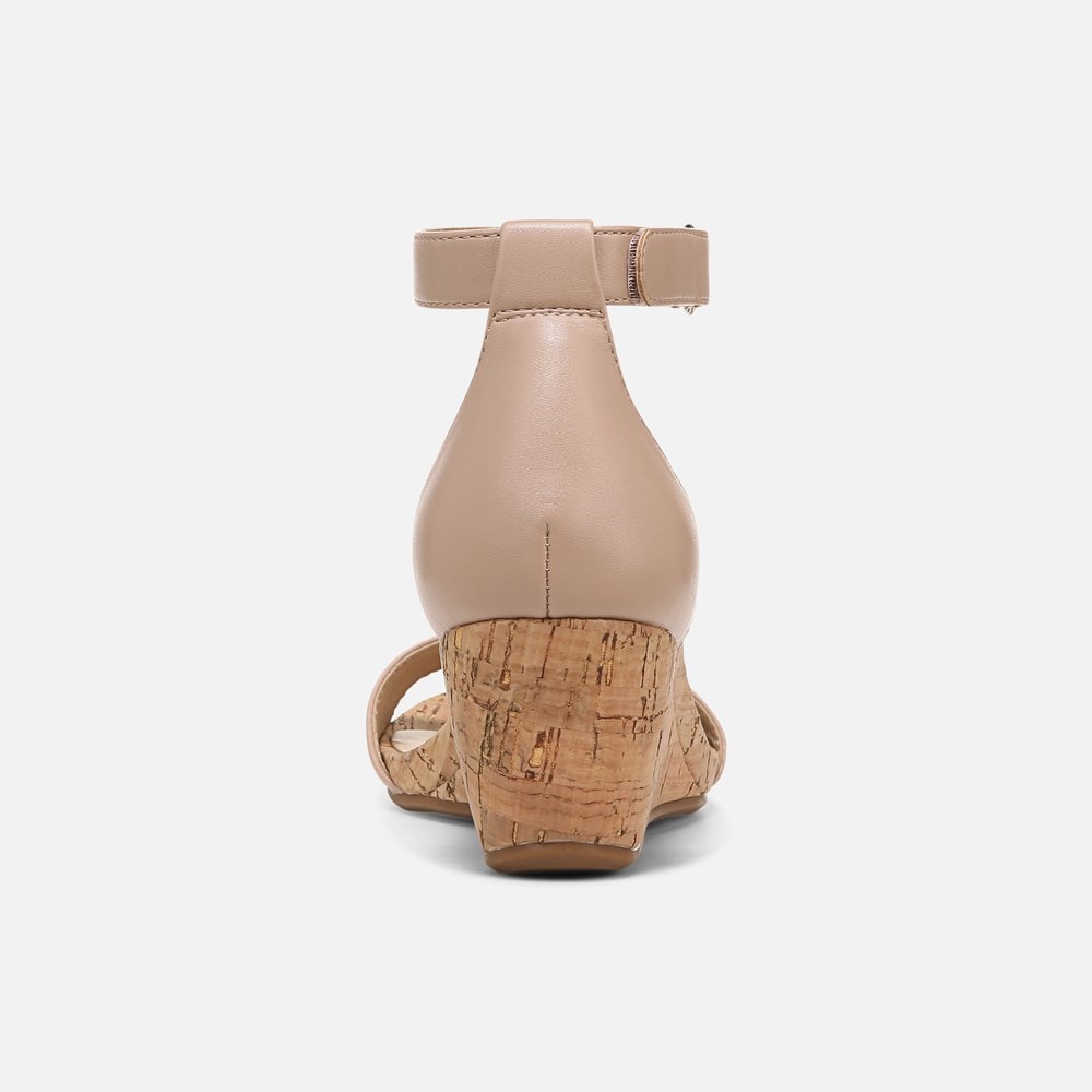 Naturalizer Areda Wedge Sandal - Vintage Mauve Synthetic Naturalizer Areda Wedge Sandal - Vintage Mauve Synthetic
