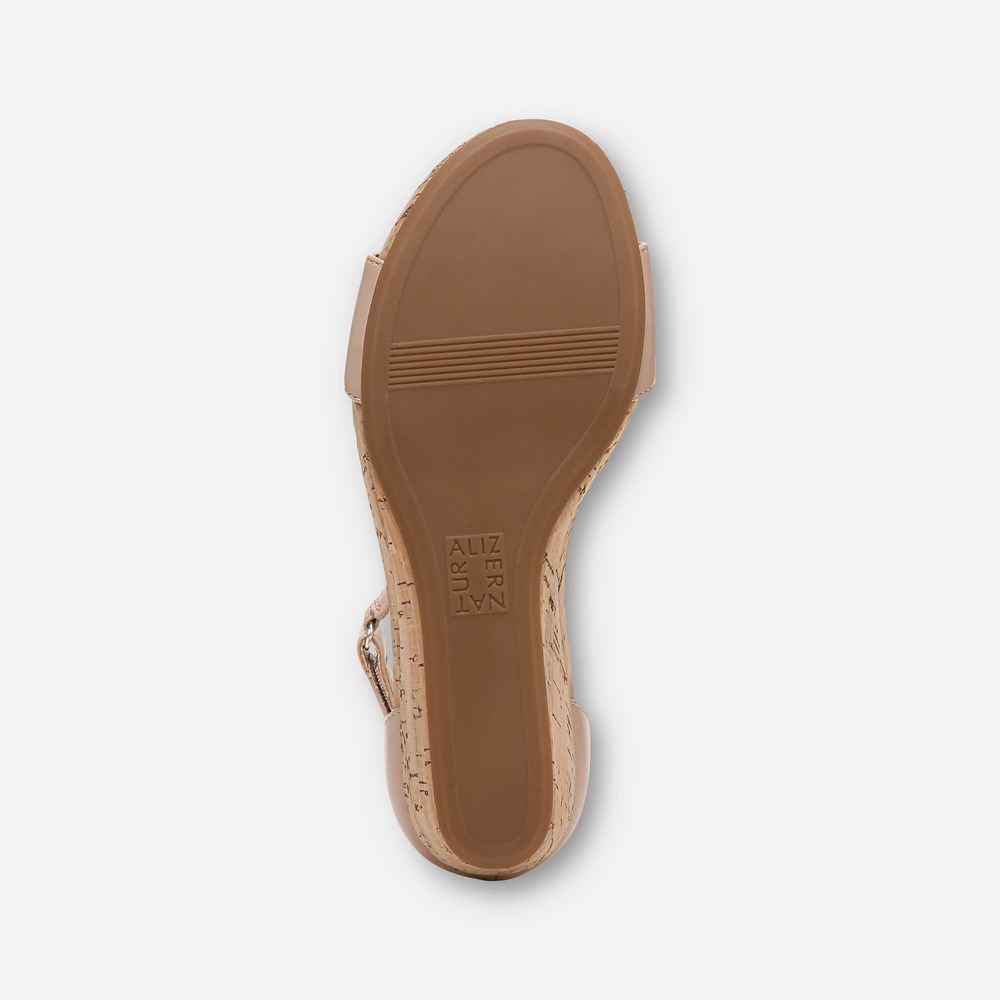 Naturalizer Areda Wedge Sandal - Vintage Mauve Synthetic Naturalizer Areda Wedge Sandal - Vintage Mauve Synthetic