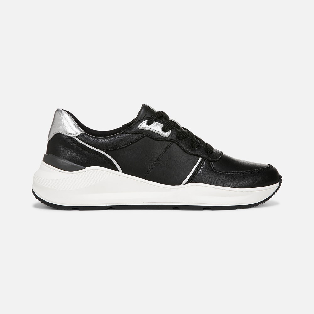 Naturalizer Blossom Lace-up Sneaker - Black Leather Naturalizer Blossom Lace-up Sneaker - Black Leather