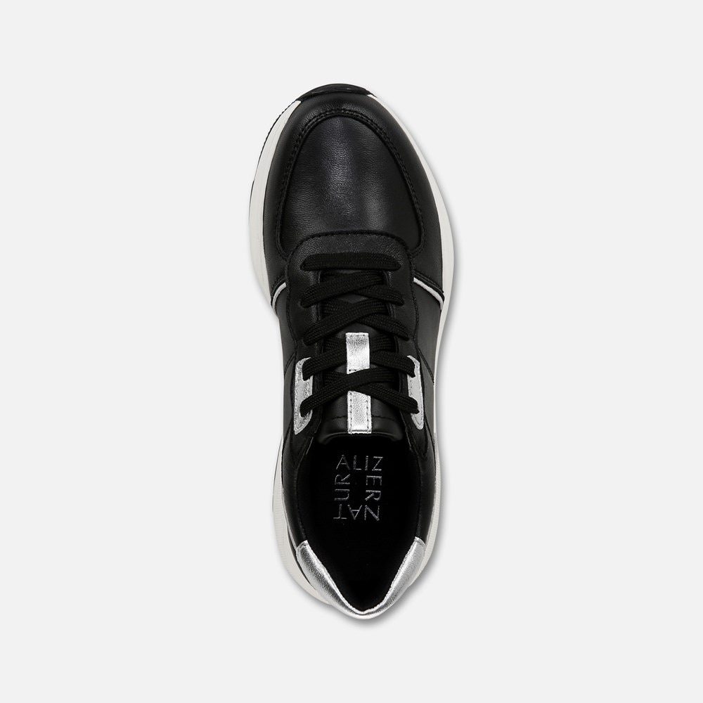 Naturalizer Blossom Lace-up Sneaker - Black Leather Naturalizer Blossom Lace-up Sneaker - Black Leather