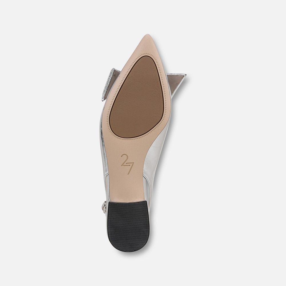 Naturalizer 27 EDIT Shine Slingback - Silver Leather Naturalizer 27 EDIT Shine Slingback - Silver Leather