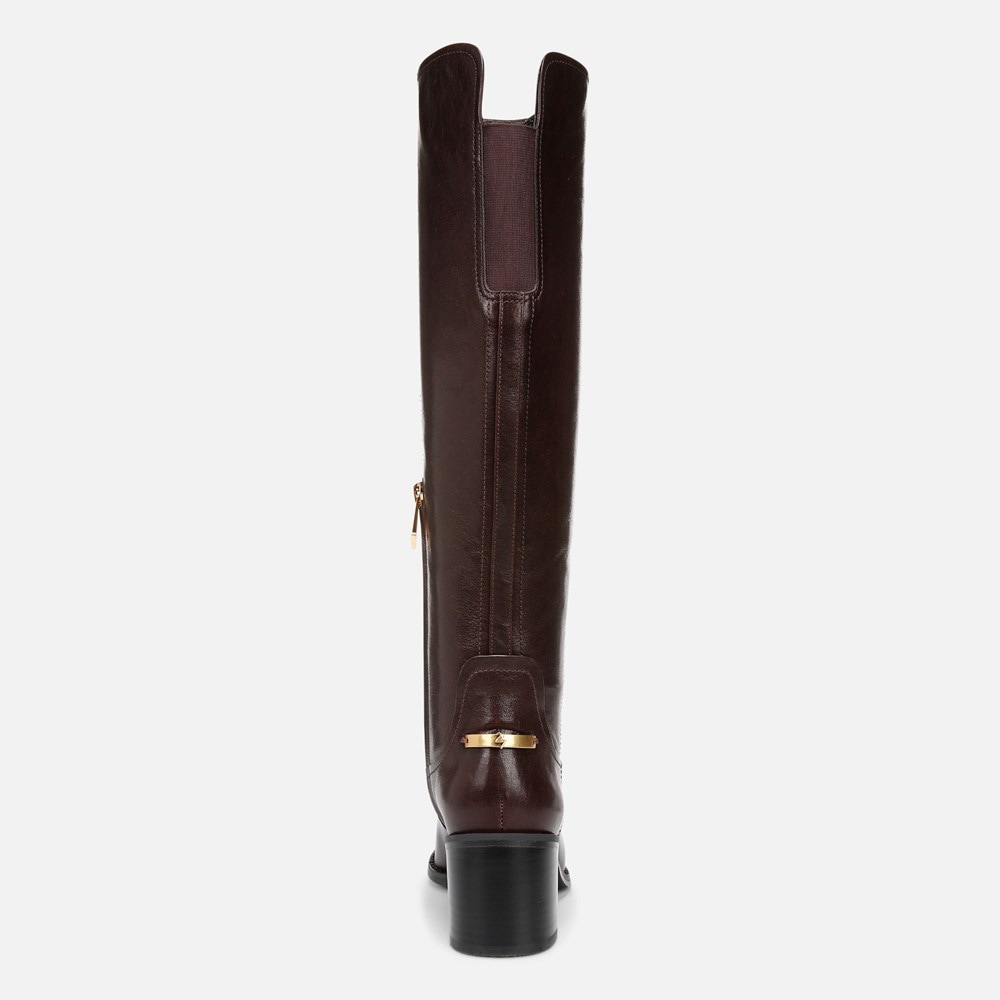 Naturalizer 27 EDIT Edda Wide Calf Knee High Boot - Dark Brown Leather Naturalizer 27 EDIT Edda Wide Calf Knee High Boot - Dark Brown Leather