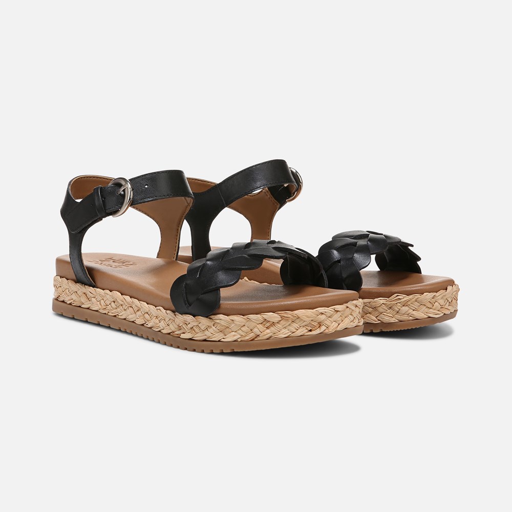 Naturalizer Neila Sandal - Black Leather Naturalizer Neila Sandal - Black Leather
