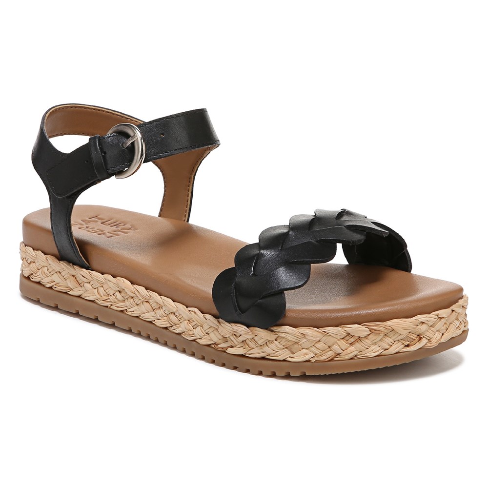 Naturalizer Neila Sandal - Black Leather Naturalizer Neila Sandal - Black Leather