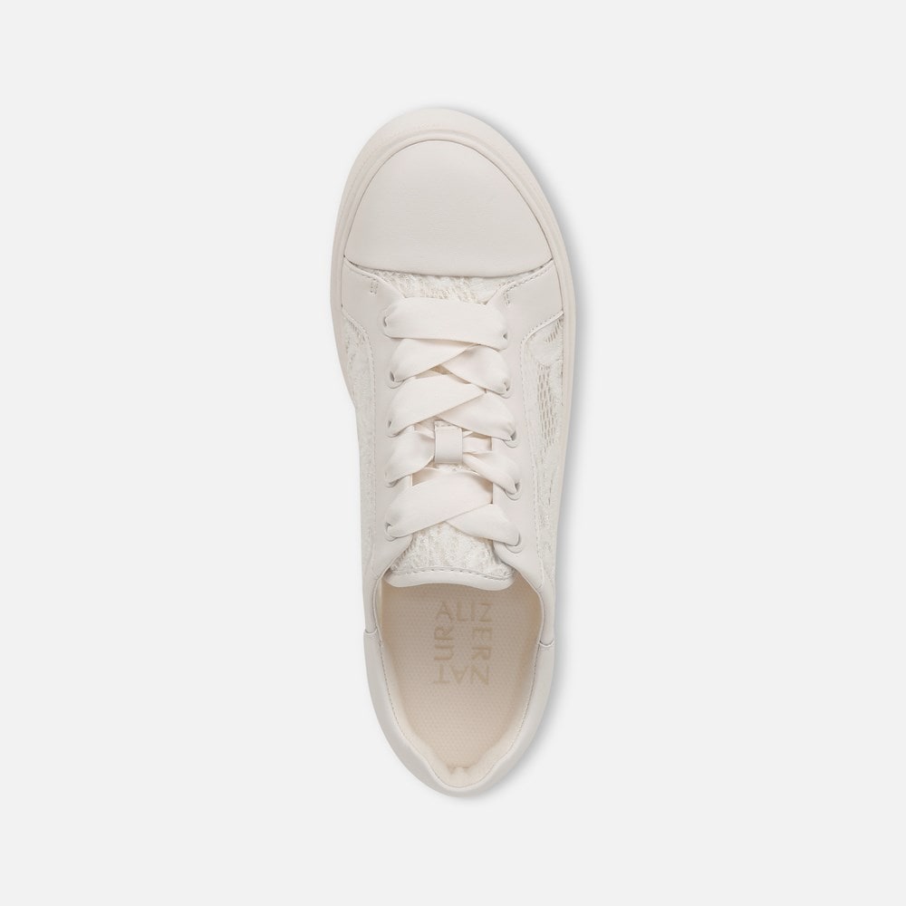 Naturalizer Morrison 2.0 Lace Up Sneaker - White Lace Naturalizer Morrison 2.0 Lace Up Sneaker - White Lace