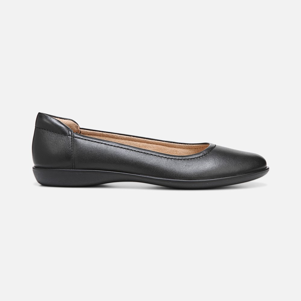 Naturalizer Flexy Flat - Black Leather Naturalizer Flexy Flat - Black Leather