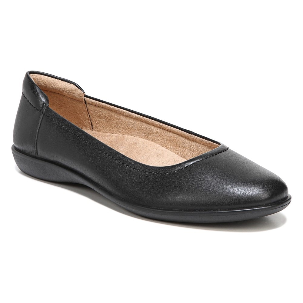 Naturalizer Flexy Flat - Black Leather Naturalizer Flexy Flat - Black Leather