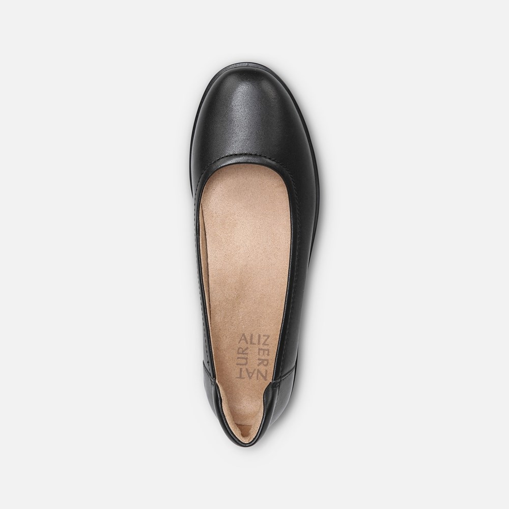 Naturalizer Flexy Flat - Black Leather Naturalizer Flexy Flat - Black Leather