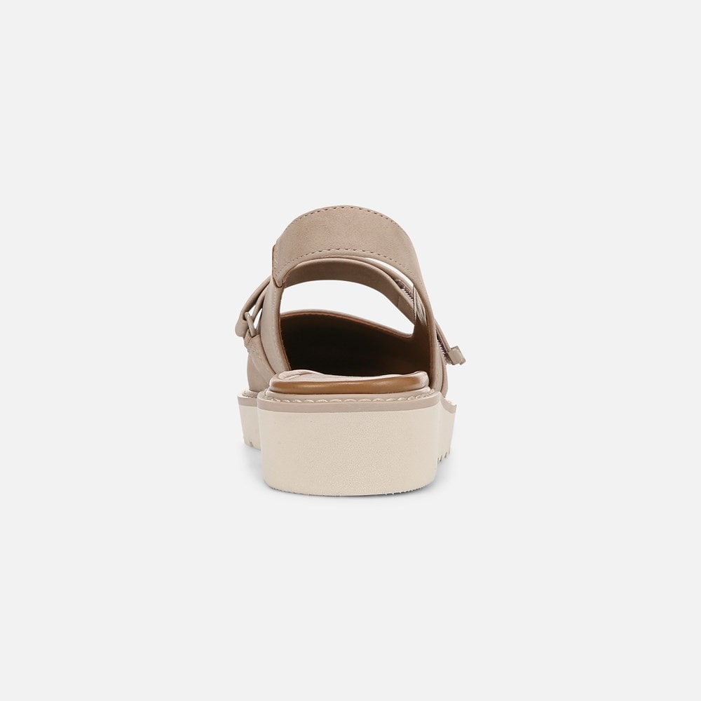 Naturalizer Edison Slingback Mary Jane - Warm Taupe Tan Faux Leather Naturalizer Edison Slingback Mary Jane - Warm Taupe Tan Faux Leather