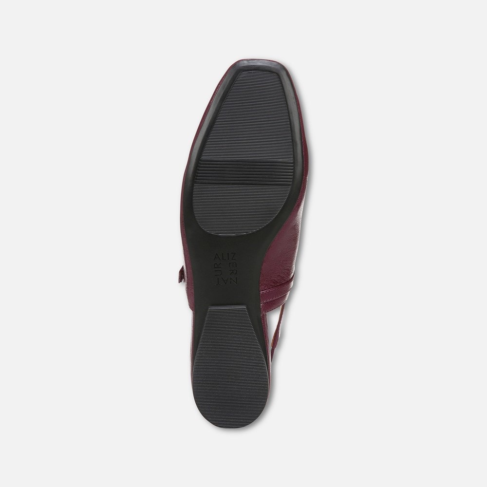 Naturalizer Connie Mary Jane Slingback Flat - Deep Plum Purple Leather Naturalizer Connie Mary Jane Slingback Flat - Deep Plum Purple Leather