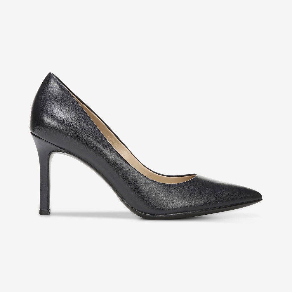 Naturalizer Anna Pump - Inky Navy Leather Naturalizer Anna Pump - Inky Navy Leather
