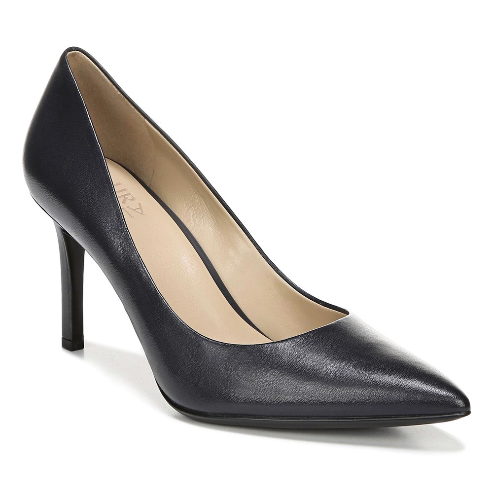 Naturalizer Anna Pump - Inky Navy Leather Naturalizer Anna Pump - Inky Navy Leather