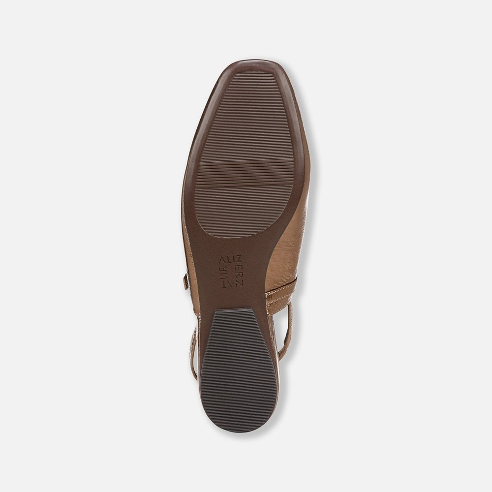 Naturalizer Connie Mary Jane Slingback Flat - Old Gold Leather Naturalizer Connie Mary Jane Slingback Flat - Old Gold Leather
