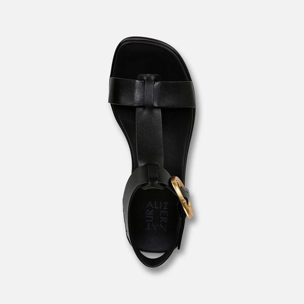 Naturalizer Brandy Sandal - Black Leather Naturalizer Brandy Sandal - Black Leather