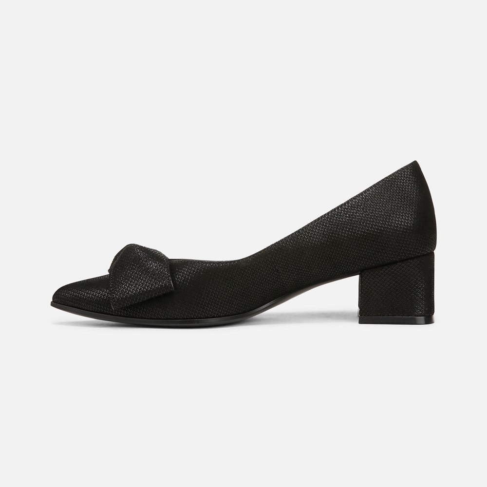 Naturalizer Mavis Bow Pump - Black Suede Naturalizer Mavis Bow Pump - Black Suede