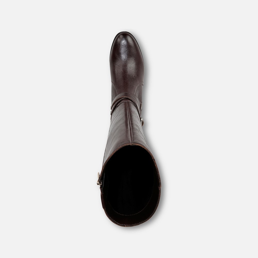 Naturalizer Rena 2 Extra Wide Calf Riding Boot - Brown Leather Naturalizer Rena 2 Extra Wide Calf Riding Boot - Brown Leather