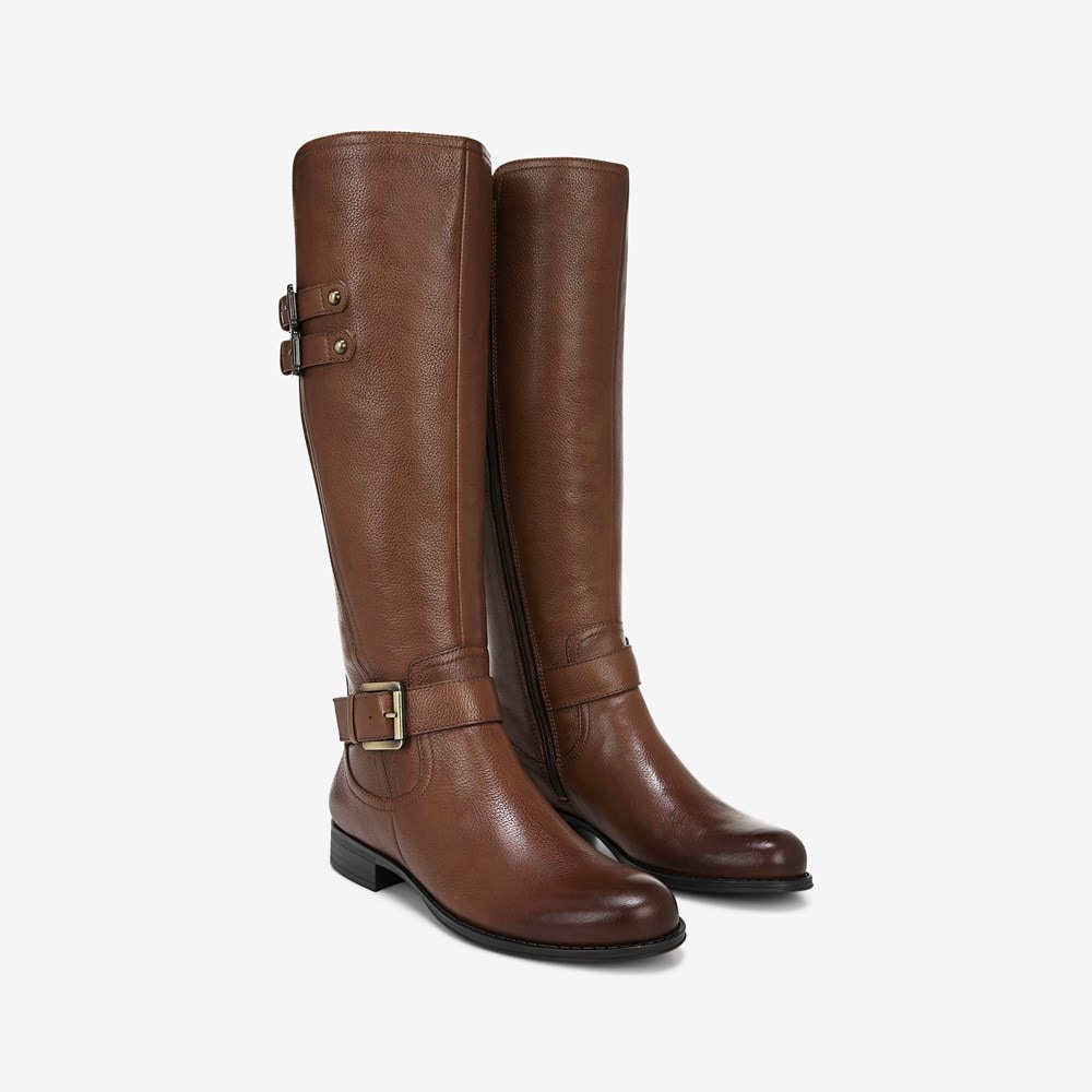 Naturalizer Jessie Knee High Boot - Cinnamon Leather