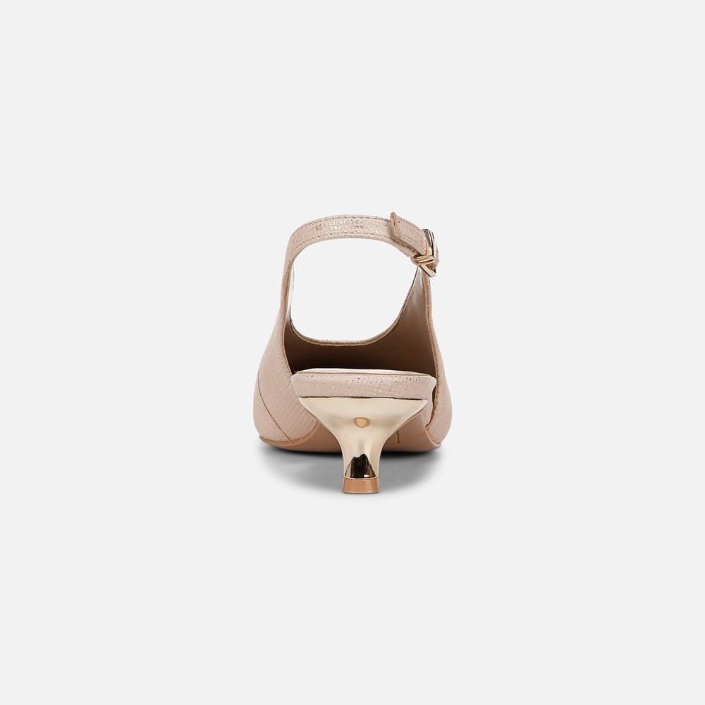 Naturalizer Nicolette Pump - Sand Beige Metallic Leather Naturalizer Nicolette Pump - Sand Beige Metallic Leather
