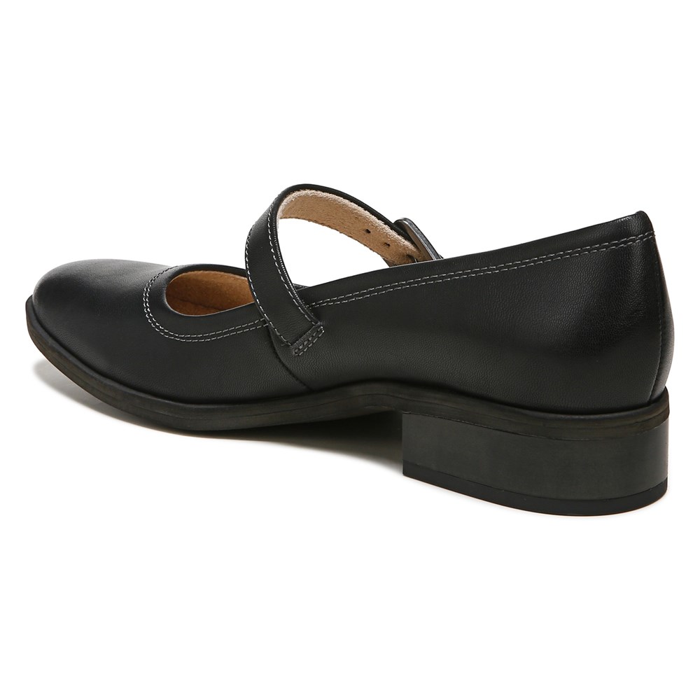 Naturalizer SOUL Ramona Mary Jane Flat - Black Smooth Synthetic Naturalizer SOUL Ramona Mary Jane Flat - Black Smooth Synthetic