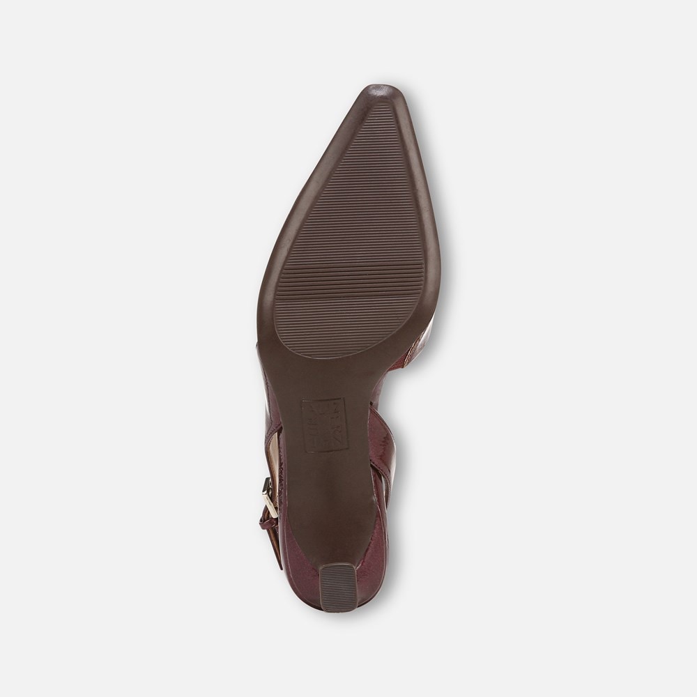 Naturalizer Dalary Slingback Pump - Cranberry Patent Faux Leather Naturalizer Dalary Slingback Pump - Cranberry Patent Faux Leather