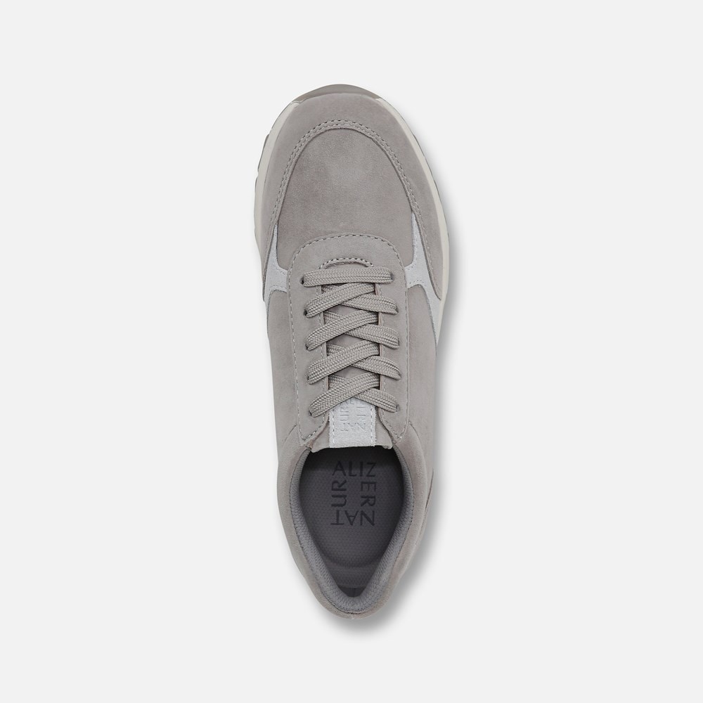 Naturalizer Shay Lace Up Sneaker - Icy Grey Leather Naturalizer Shay Lace Up Sneaker - Icy Grey Leather