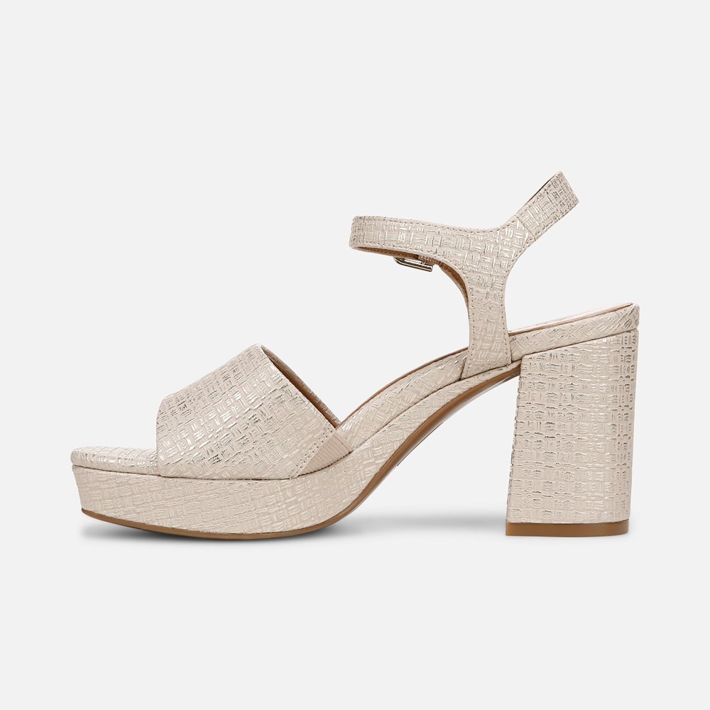 Naturalizer Lilly Sandal - Tan Faux Leather Naturalizer Lilly Sandal - Tan Faux Leather